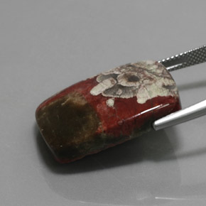 Jasper Gemstone in 25.4 x 18.8 mm Size for Sale, Jasper Stone in Multicolor Color