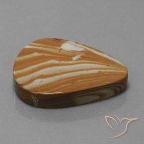 41.67 ct Multicolor Jasper Stone, Natural Jasper in Pear Cabochon Shape for Sale