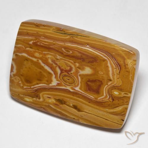 52.74 ct Multicolor Jasper Stone, Natural Jasper in Cushion Cabochon Shape for Sale
