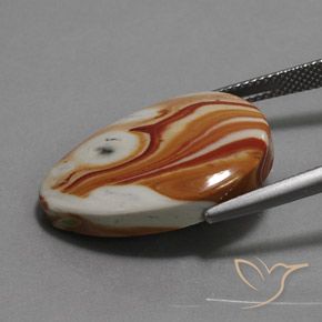 Jasper Gemstone in 24.5 x 16.7 mm Size for Sale, Jasper Stone in Multicolor Color