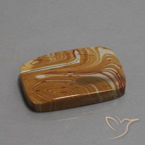 19.54 ct Multicolor Jasper Stone, Natural Jasper in Cushion Cabochon Shape for Sale