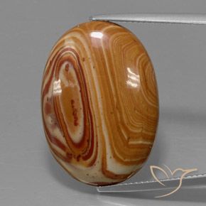 17.32ct Natural Multicolor Jasper, Oval, Opaque