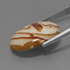 Jasper Gemstone in 25.1 x 18.2 mm Size for Sale, Jasper Stone in Multicolor Color
