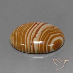 18.47 ct Multicolor Jasper Stone, Natural Jasper in Oval Cabochon Shape for Sale