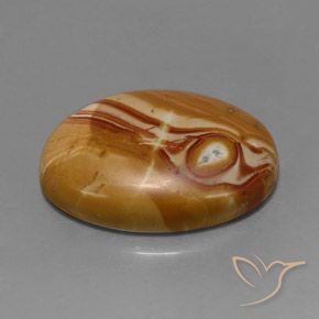 18.80 ct Multicolor Jasper Stone, Natural Jasper in Oval Cabochon Shape for Sale