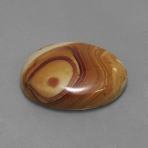 16.29 ct Multicolor Jasper Stone, Natural Jasper in Oval Cabochon Shape for Sale