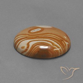 19.58 ct Multicolor Jasper Stone, Natural Jasper in Oval Cabochon Shape for Sale