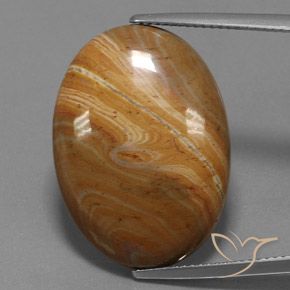 19.95ct Natural Multicolor Jasper, Oval, Opaque