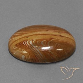 19.54 ct Multicolor Jasper Stone, Natural Jasper in Oval Cabochon Shape for Sale