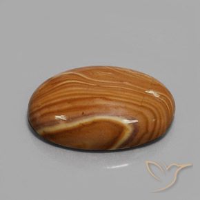 16.90 ct Multicolor Jasper Stone, Natural Jasper in Oval Cabochon Shape for Sale