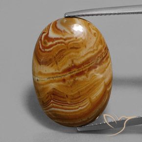 10.41ct Natural Multicolor Jasper, Oval, Opaque