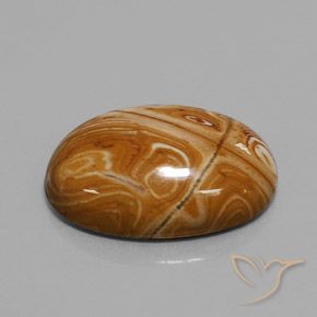 16.08 ct Multicolor Jasper Stone, Natural Jasper in Oval Cabochon Shape for Sale