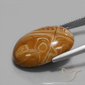 Jasper Gemstone in 22.2 x 16.2 mm Size for Sale, Jasper Stone in Multicolor Color