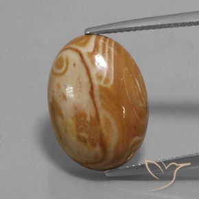 9.73ct Natural Multicolor Jasper, Oval, Opaque