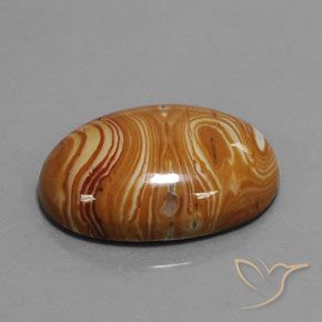 15.20 ct Multicolor Jasper Stone, Natural Jasper in Oval Cabochon Shape for Sale