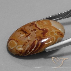 Jasper Gemstone in 22.2 x 16.3 mm Size for Sale, Jasper Stone in Multicolor Color