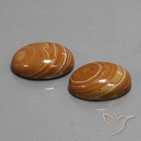 19.77 ctw Multicolor Jasper Stones, Natural Jasper in Oval Cabochon Shape for Sale