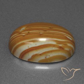 8.92 ct Multicolor Jasper Stone, Natural Jasper in Oval Cabochon Shape for Sale