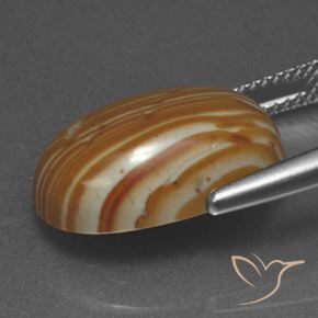 Jasper Gemstone in 17.4 x 12.1 mm Size for Sale, Jasper Stone in Multicolor Color