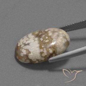 Jasper Gemstone in 20 x 15 mm (calibrated) Size for Sale, Jasper Stone in Multicolor Color
