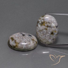 26.88 ct Oval Jasper, 20.2 x 15.2 mm From Indonesia, Photo A