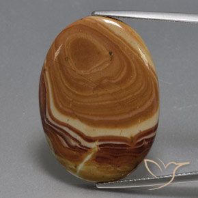 21.59ct Natural Multicolor Jasper, Oval, Opaque