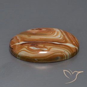 27.67 ct Multicolor Jasper Stone, Natural Jasper in Oval Cabochon Shape for Sale