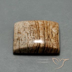 32.30 ct Multicolor Jasper Stone, Natural Jasper in Baguette Cabochon Shape for Sale