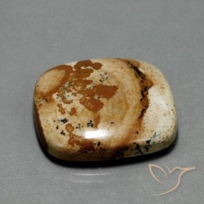 40.24 ct Multicolor Jasper Stone, Natural Jasper in Cushion Cabochon Shape for Sale