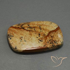 27.74 ct Multicolor Jasper Stone, Natural Jasper in Cushion Cabochon Shape for Sale