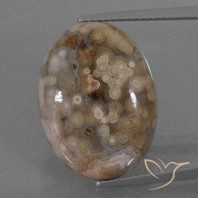 15.78ct Natural Multicolor Jasper, Oval, Opaque