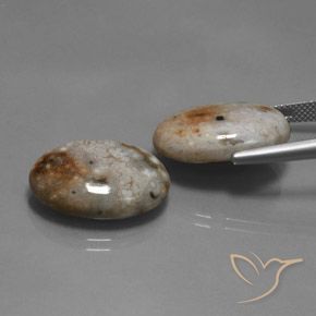 Jasper Gemstones in 20 x 15 mm (calibrated) Size for Sale, Jasper Stones in Multicolor Color