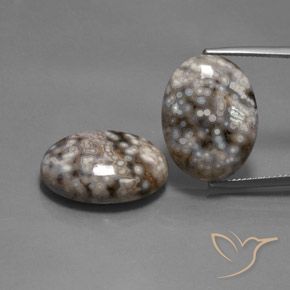 26.12 ct Oval Jasper, 20.1 x 15.1 mm From Indonesia, Photo A