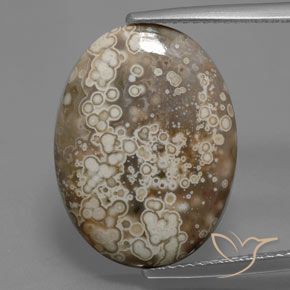 9.07ct Natural Multicolor Jasper, Oval, Opaque