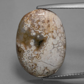 Многоцветный Яшма Камень - 10.9ct Овал Кабошон (ID: 370454)