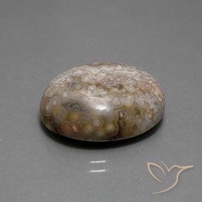 15.26 ct Multicolor Jasper Stone, Natural Jasper in Oval Cabochon Shape for Sale