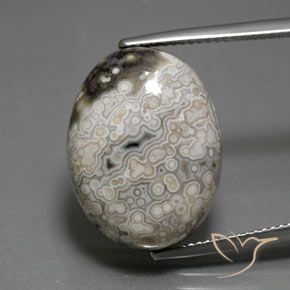 18.17ct Natural Multicolor Jasper, Oval, Opaque