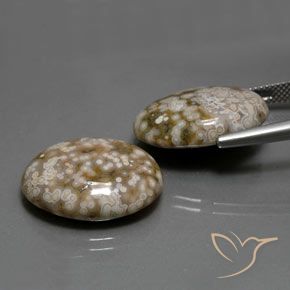 Jasper Gemstones in 20 x 15 mm (calibrated) Size for Sale, Jasper Stones in Multicolor Color