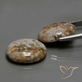 Jasper Gemstones in 20 x 15 mm (calibrated) Size for Sale, Jasper Stones in Multicolor Color