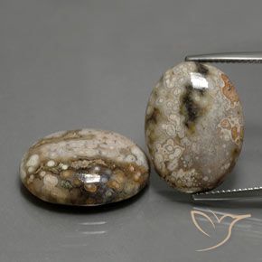 25.83ctw Natural Multicolor Jasper, Oval, Opaque