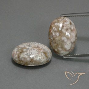21.62 ct Oval Jasper, 18 x 13 mm From Indonesia, Photo A
