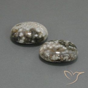 22.45 ctw Multicolor Jasper Stones, Natural Jasper in Oval Cabochon Shape for Sale