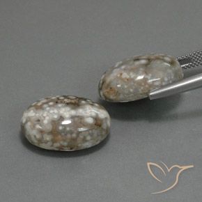 Jasper Gemstones in 18 x 13 mm (calibrated) Size for Sale, Jasper Stones in Multicolor Color