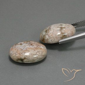 Jasper Gemstones in 18 x 13 mm (calibrated) Size for Sale, Jasper Stones in Multicolor Color