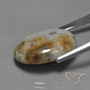 Jasper Gemstone in 20 x 15 mm (calibrated) Size for Sale, Jasper Stone in Multicolor Color