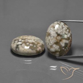 26.64 ct Oval Jasper, 20 x 15.2 mm From Indonesia, Photo A