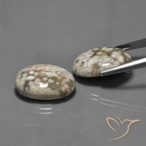 Jasper Gemstones in 20 x 15 mm (calibrated) Size for Sale, Jasper Stones in Multicolor Color