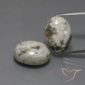 20.1 ct Oval Jasper, 16 x 12.1 mm From Indonesia, Photo A