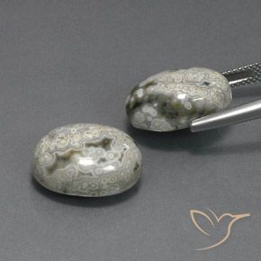 Jasper Gemstones in 16 x 12 mm (calibrated) Size for Sale, Jasper Stones in Multicolor Color