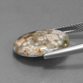 Jasper Gemstone in 18 x 13 mm (calibrated) Size for Sale, Jasper Stone in Multicolor Color